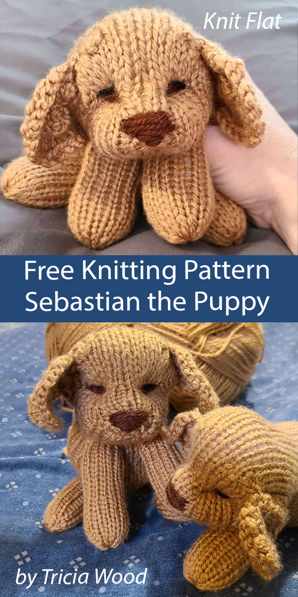 Sebastian the Puppy Dog Free Knitting Pattern