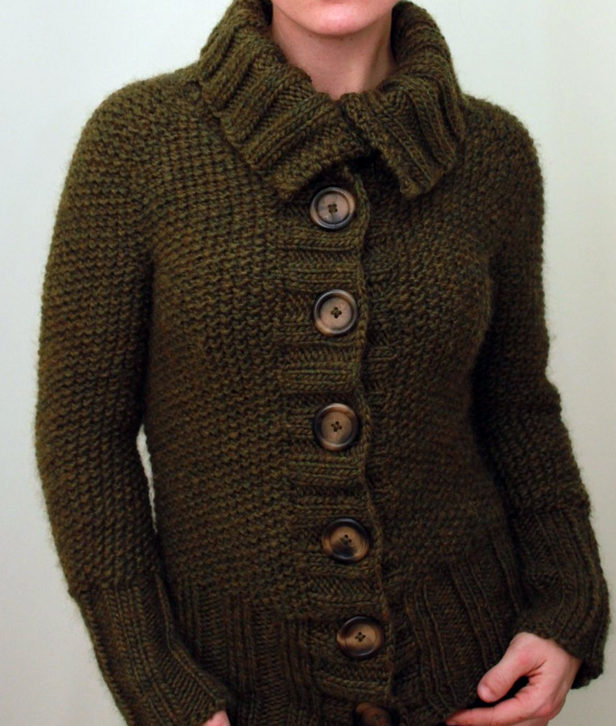 Knitting Pattern for Sedum Cardigan