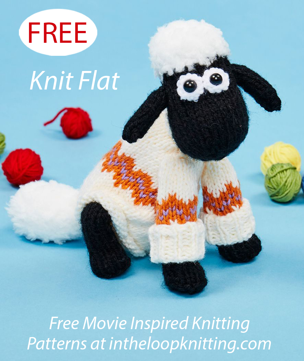 Free Shaun the Sheep Knitting Pattern 