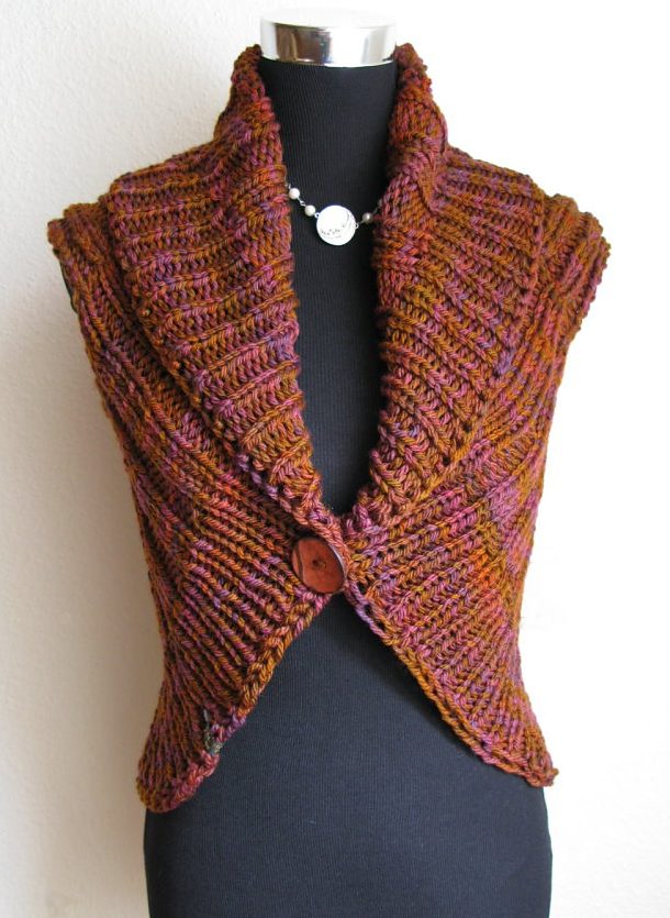 Easy Vest Knitting Patterns- In the Loop Knitting