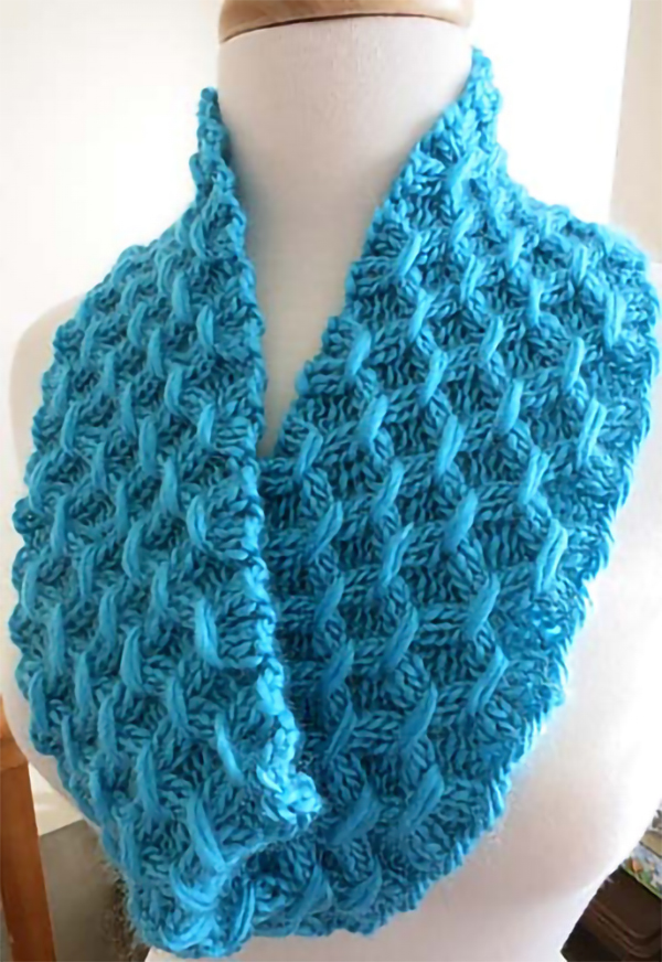 Free Knitting Pattern for Easy Sheaf Cowl