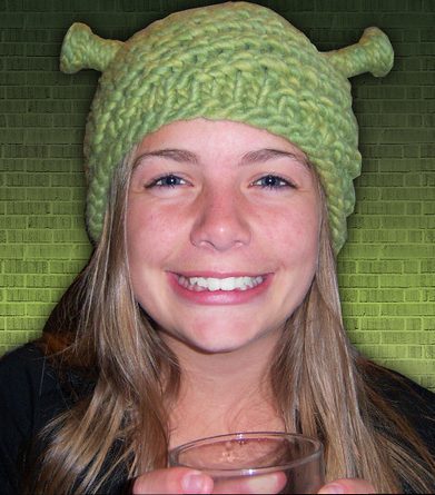 Free knitting pattern for Shrek Hat