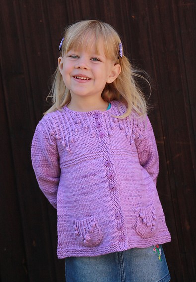 Free knitting pattern for Simple Cardi