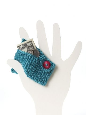 Free knitting pattern for coin purse