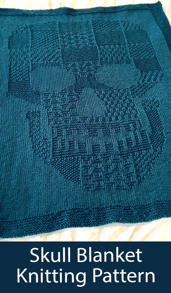 Skull Blanket Knitting Pattern Sampler