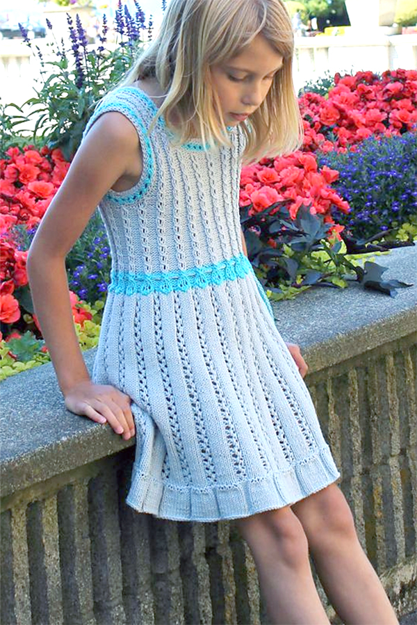 Knitting pattern for Snowdrop Dress or Tunic