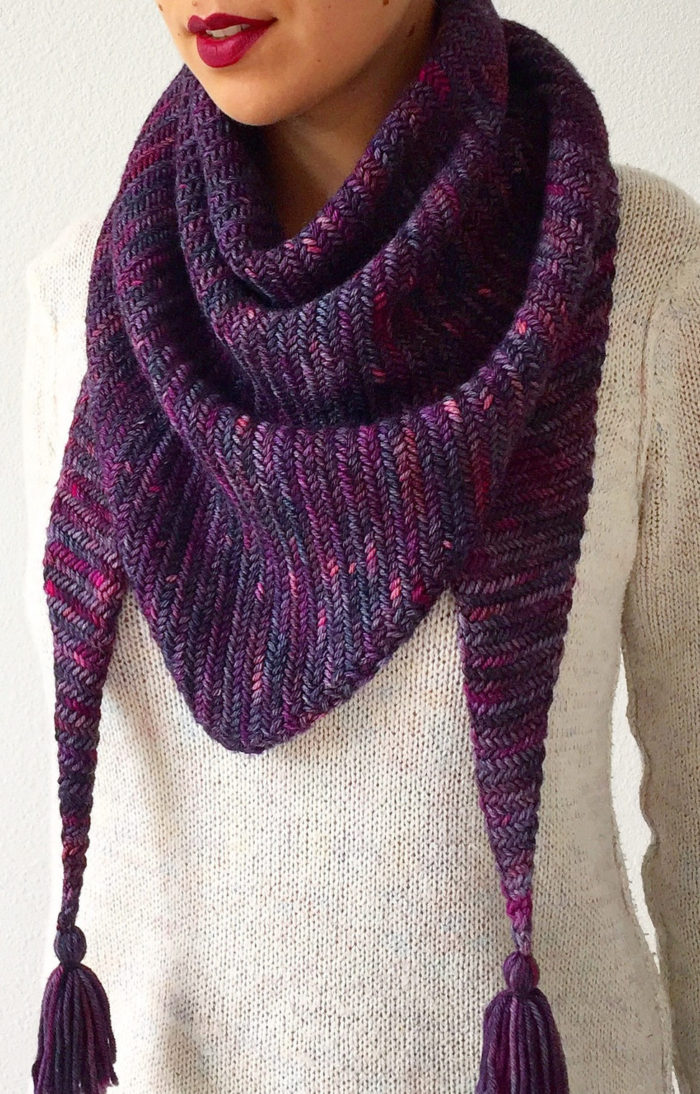 Free Knitting Pattern for Sorceress Scarf