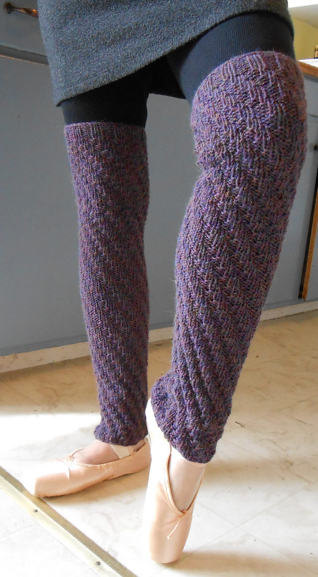 Free Knitting Pattern for Spiral Rib Legwarmers