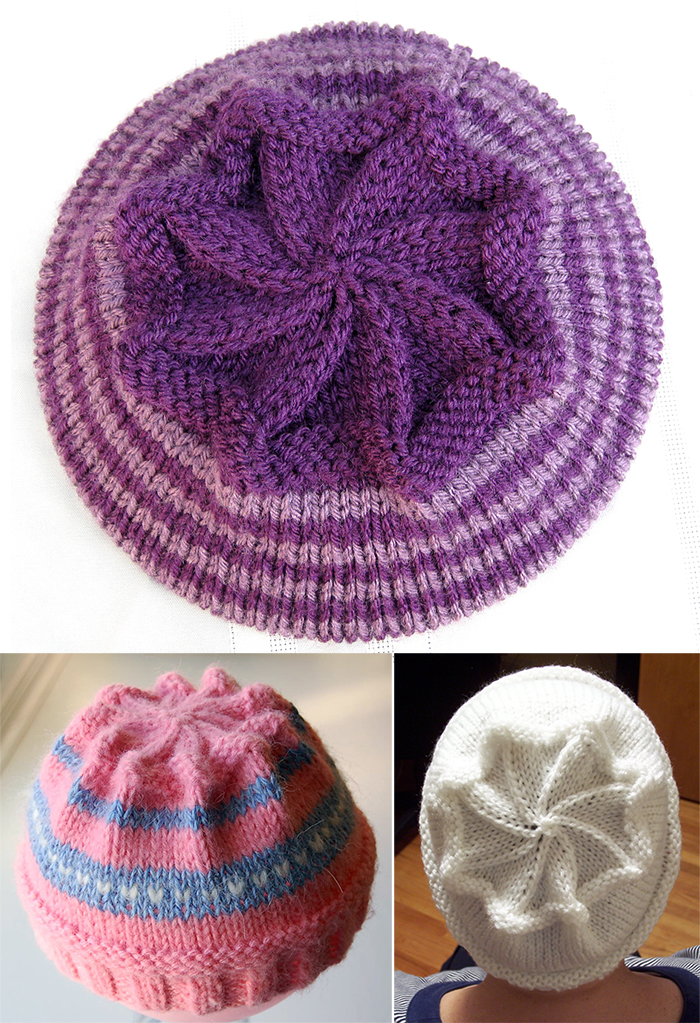Free Knitting Pattern for Starburst Hat