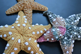 Knitting pattern for Starfish and more sea creature knitting patterns
