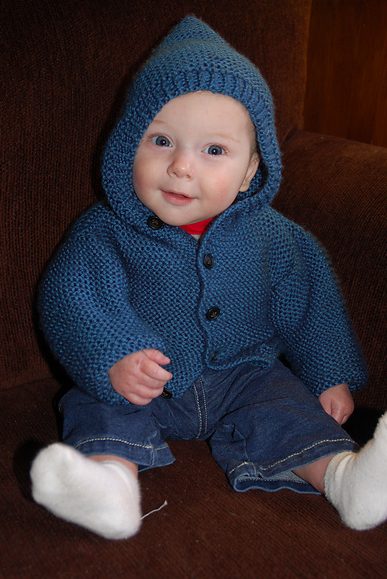 Free knitting pattern for Storybook Baby Hoodie