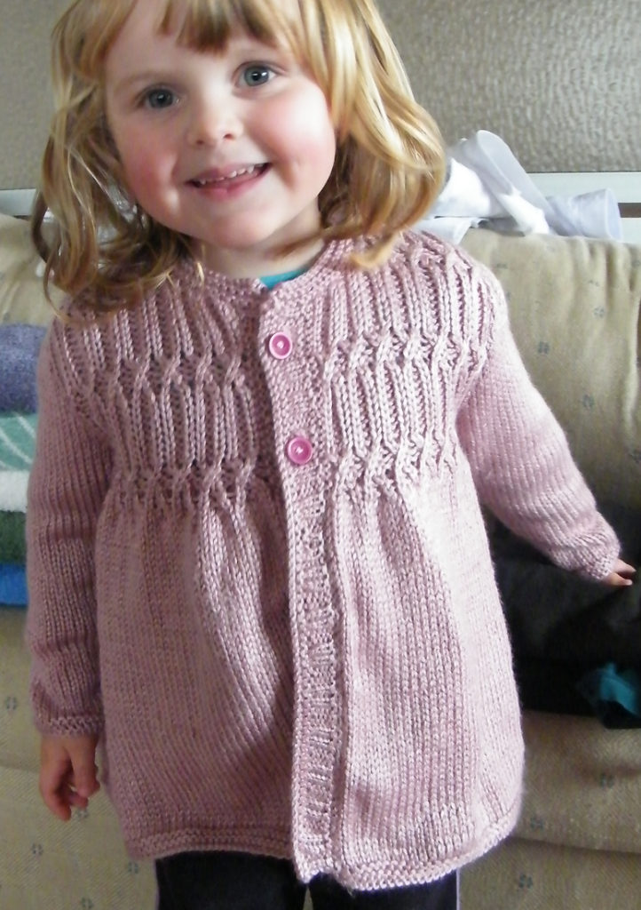 Free Knitting Pattern for Strawberry Hill Cardigan