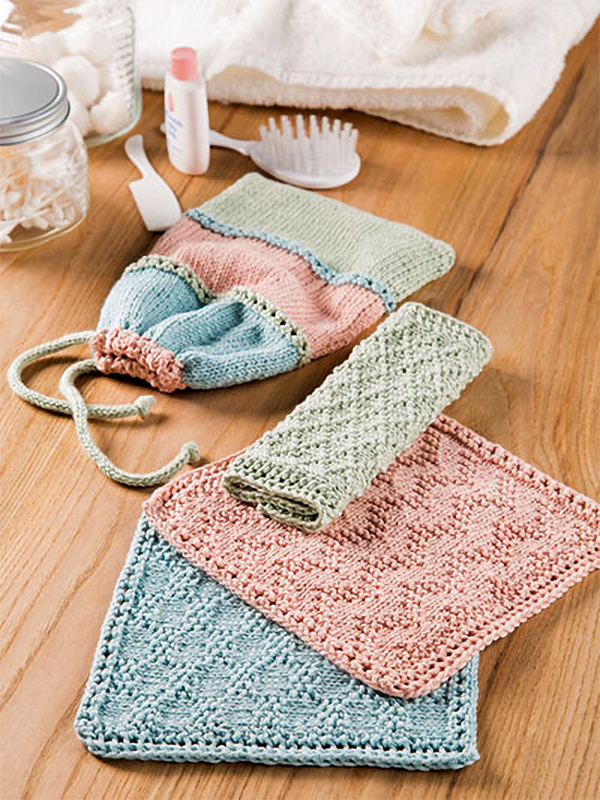 Knitting Pattern for Sublime Spa Set