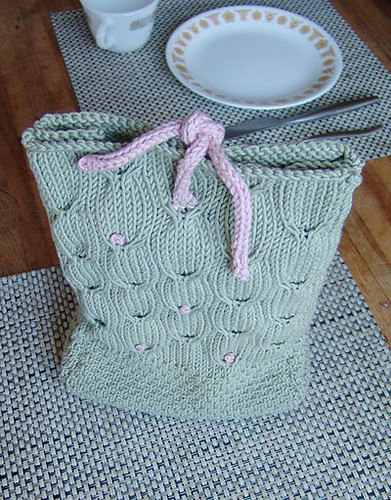 Free knitting pattern for Sundance Lunch Sack
