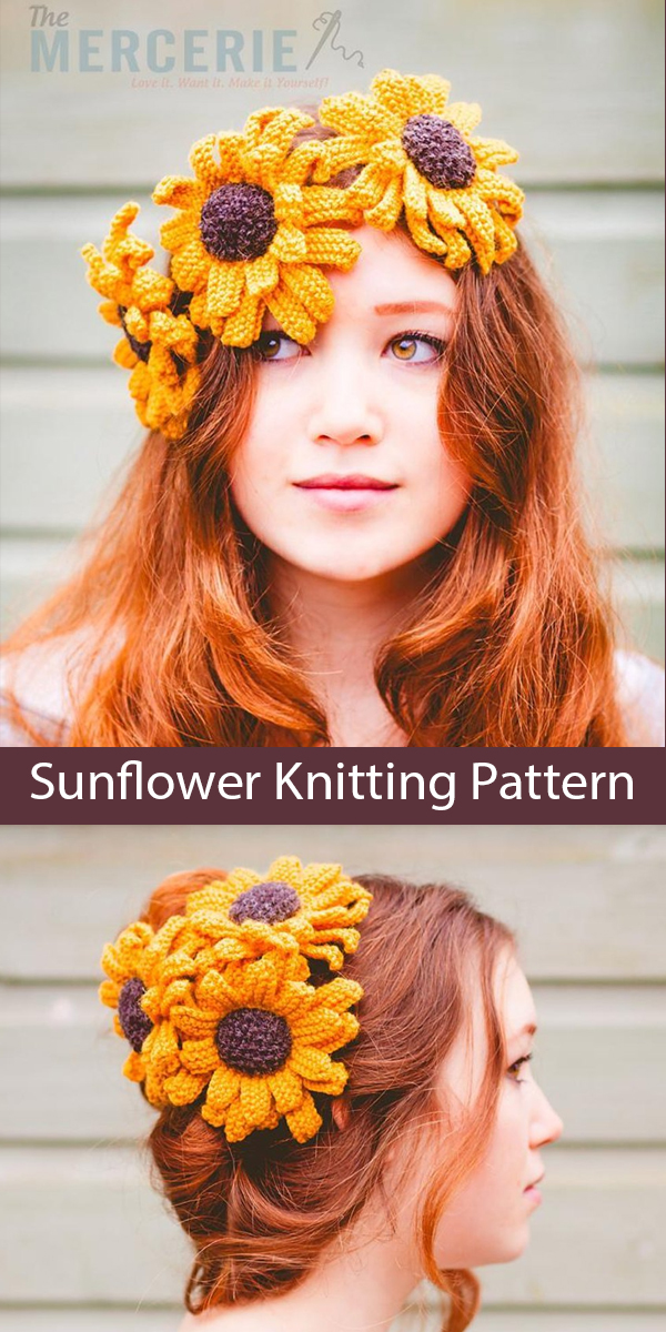 Sunflower Knitting Pattern