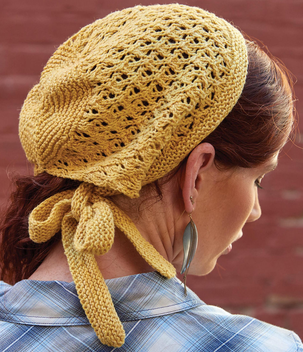 Knitting Pattern for Sunshine Lace Kerchief