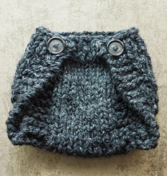 Free Knitting Pattern for Soaker in Super Bulky Yarn
