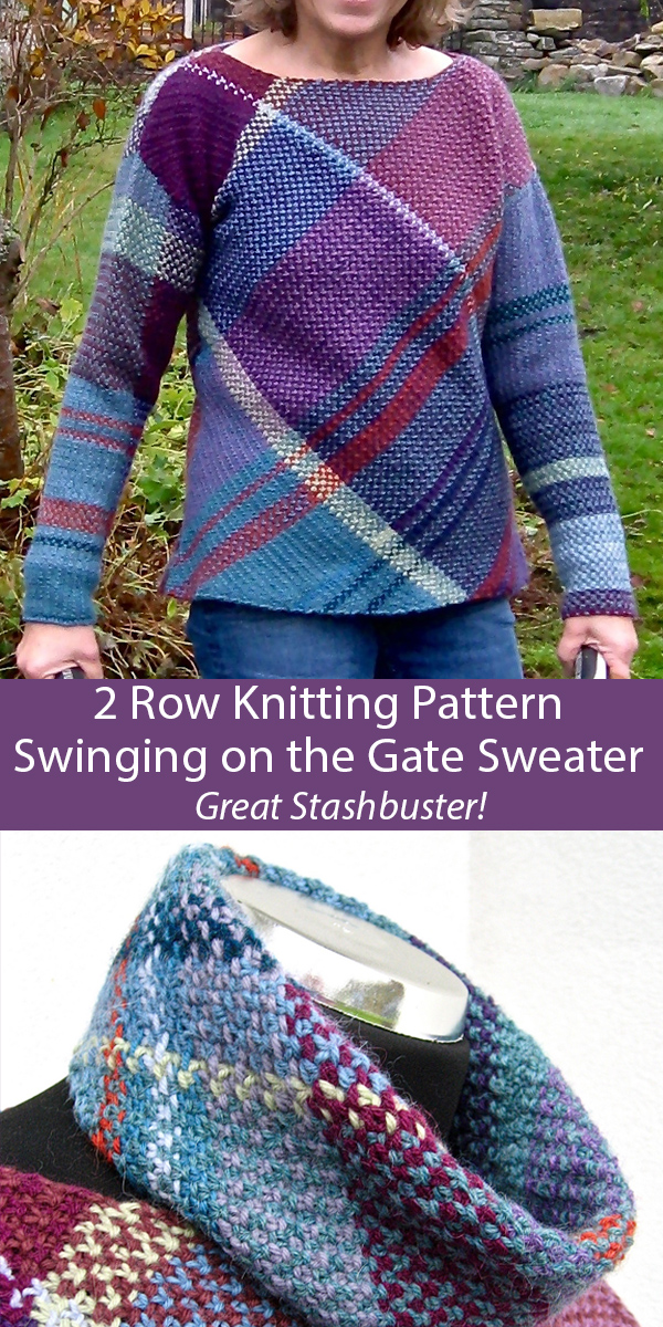 Knitting Pattern for Swinging on the Gate Sweater
