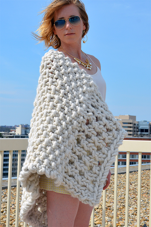 Knitting Pattern for Tailor's Chalk Shawl