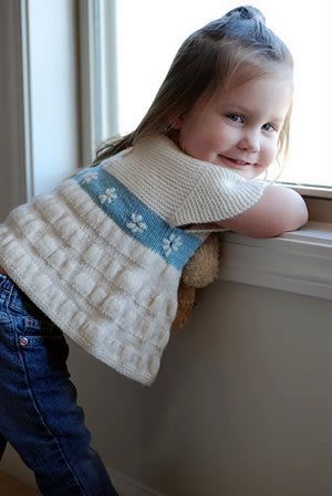 Tea Party Frock Sweater Free Knitting Pattern | Free Baby and Toddler Sweater Knitting Patterns including cardigans, pullovers, jackets and more http://intheloopknitting.com/free-baby-and-child-sweater-knitting-patterns/