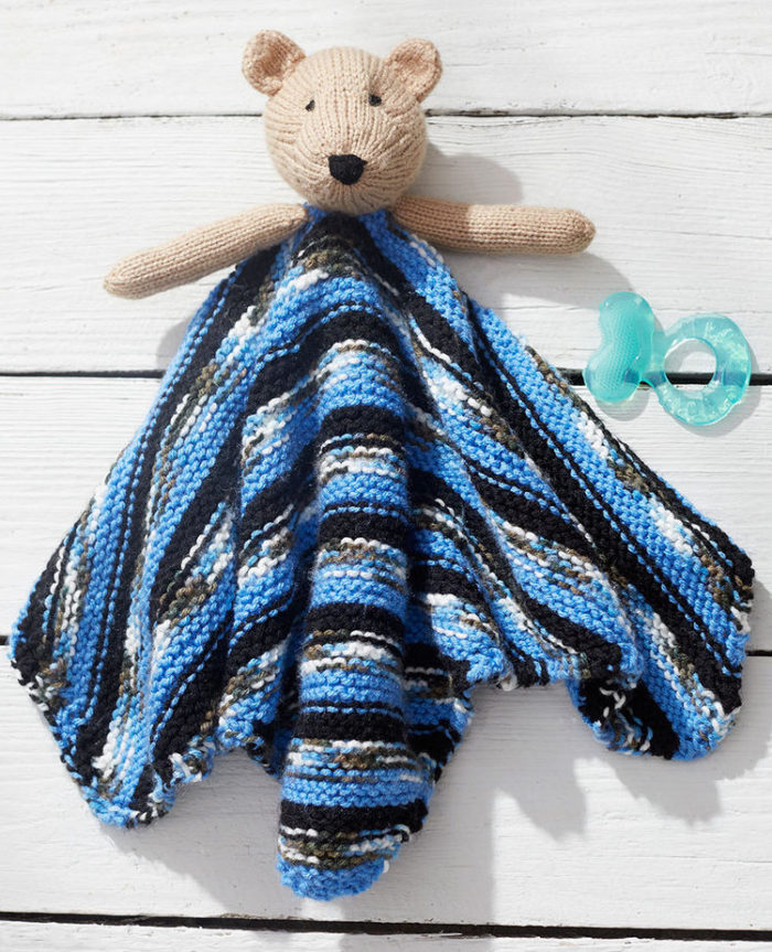 Free Knitting Pattern for Teddy Bear Lovey