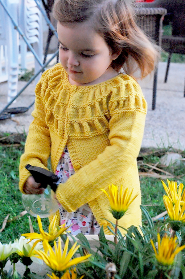 Free Knitting Pattern for Tempest Child's Cardigan