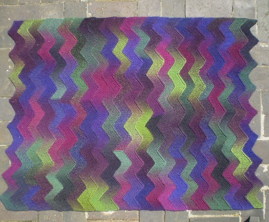 Ten Stitch Zigzag Throw or Blanket