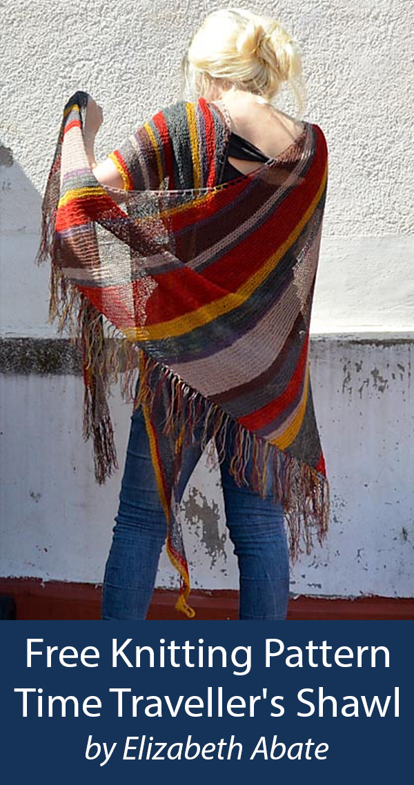 Free Doctor Who Knitting Pattern Time Traveller's Shawl