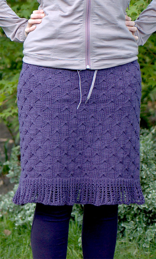 Free Knitting Pattern for Touché Skirt