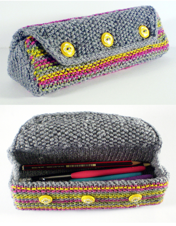 Free Knitting Pattern for The Toby Case