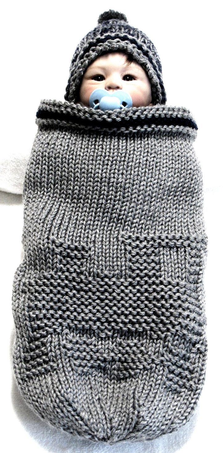 Knitting Pattern for Train Cocoon