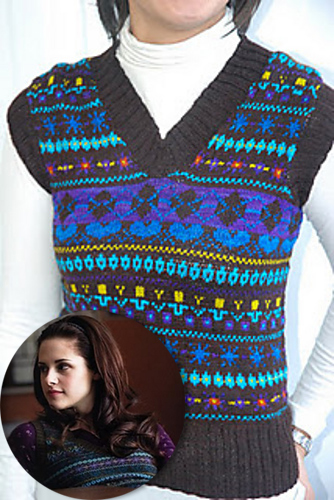 Free Knitting Pattern for Twilight New Moon Vest