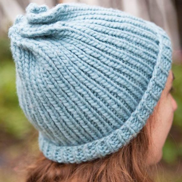Free Knitting Pattern and Class for Twist Hat