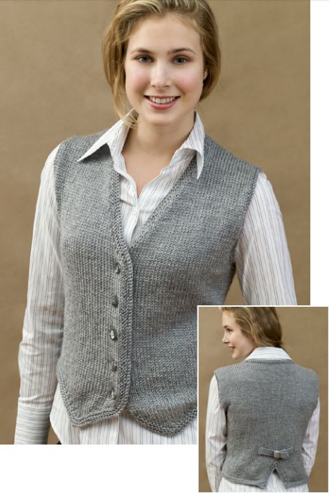 Free Knitting Pattern for Vested and Stylish