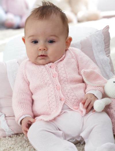Top Down Vintage Cardigan Free Baby Knitting Pattern | Free Baby and Toddler Sweater Knitting Patterns including cardigans, pullovers, jackets and more http://intheloopknitting.com/free-baby-and-child-sweater-knitting-patterns/