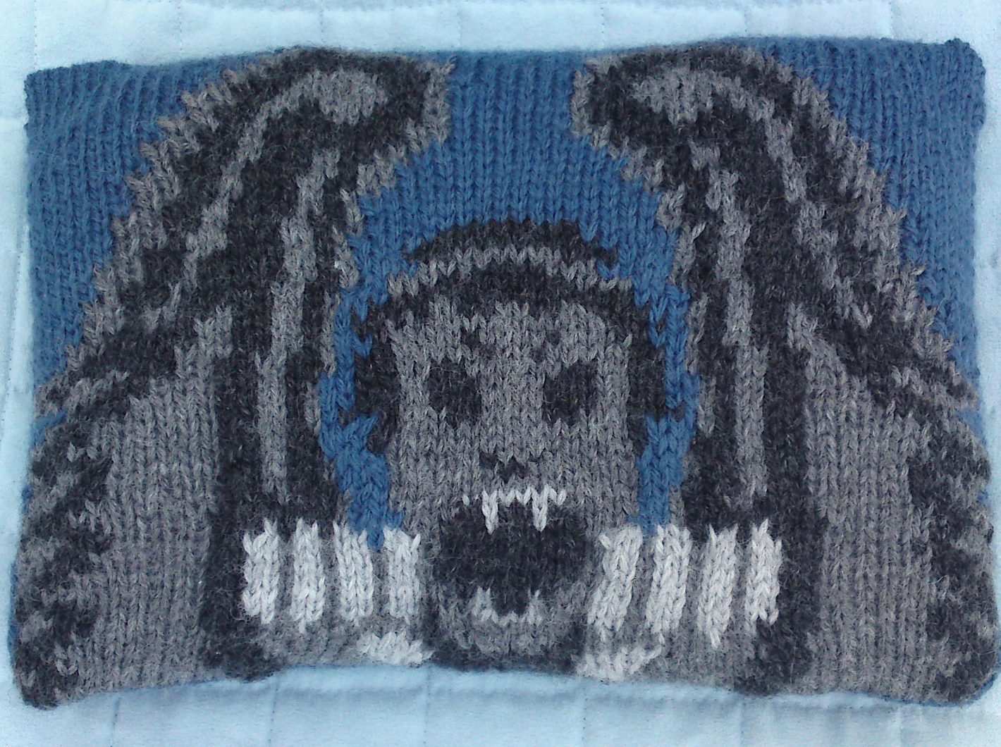 Free Knitting Pattern for Weeping Angel Attack 
