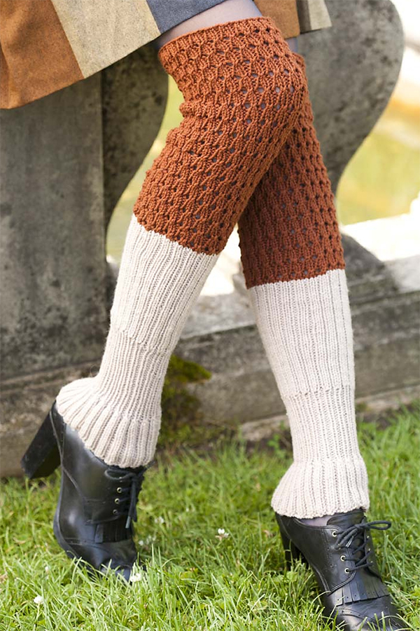Knitting Pattern for With Bells On Legwarmers