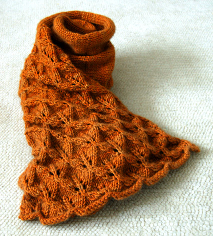 Lovely Leaf Lace Scarf Free Knitting Pattern