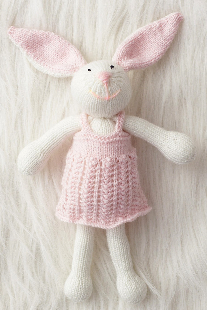 Free Knitting Pattern for Zoe Bunny