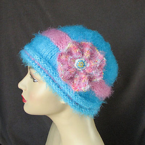 in the bloom free hat knitting pattern