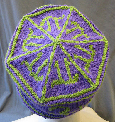 Ode to Pi Toque Hat Free Knitting Pattern | Free Pi Day Knitting Patterns at www.intheloopknittng.com/free-pi-day-knitting-patterns