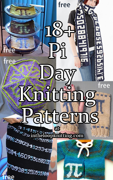 Pi Day Knitting Patterns. Most patterns for free