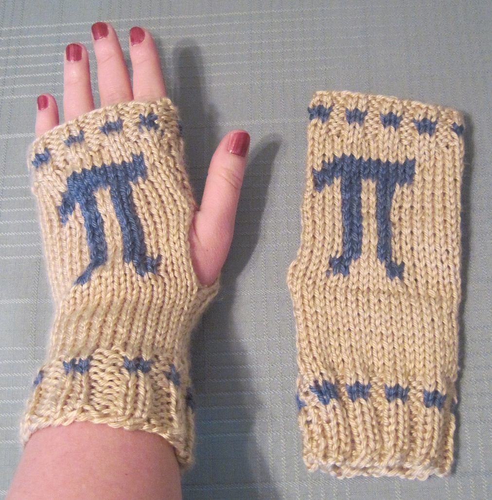 Free Knitting Pattern for Pi Mitts