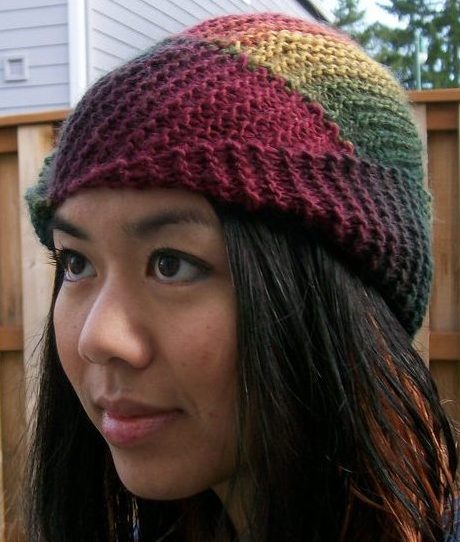 Free knitting pattern for Mochi Plus Swirl Hat