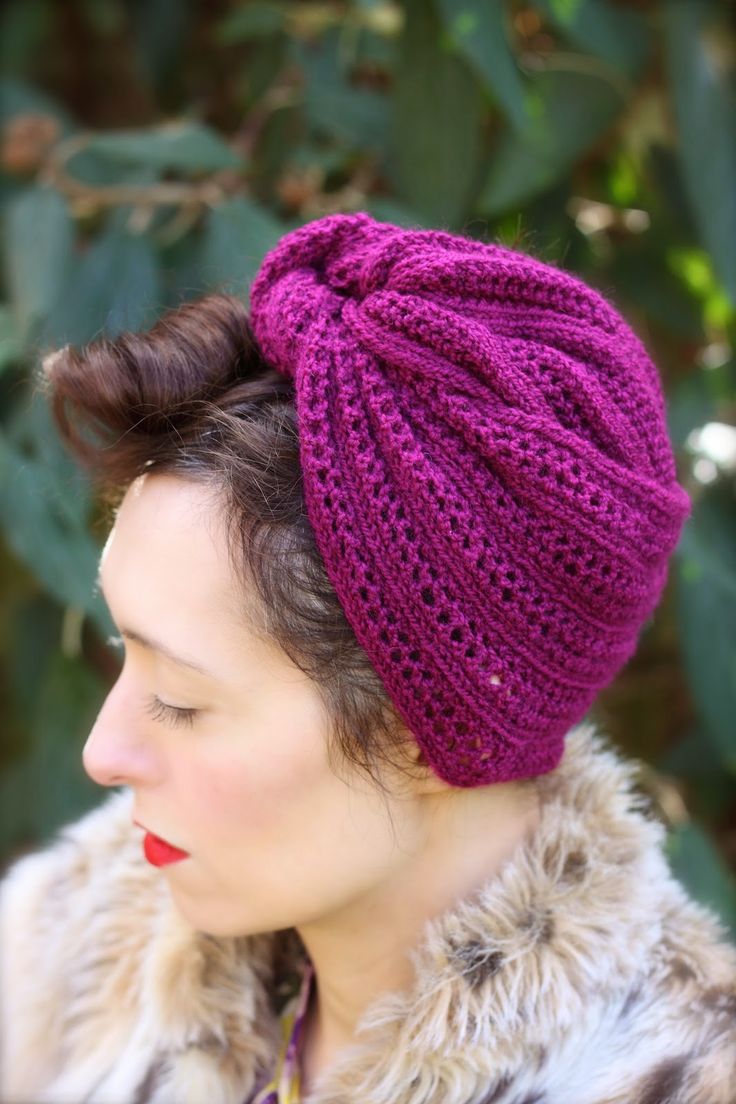 Turban Hat Knitting Patterns In the Loop Knitting