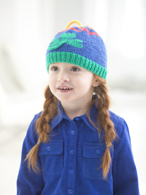 Shamrock Hat Free Knitting Pattern | Free St. Patrick's Day Knitting Patterns at www.terrymatz.biz/intheloop/free-st-patricks-day-knitting-patterns