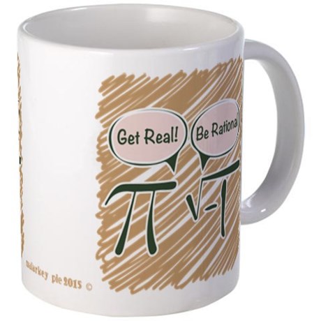 Pi Rational Irrational Mug