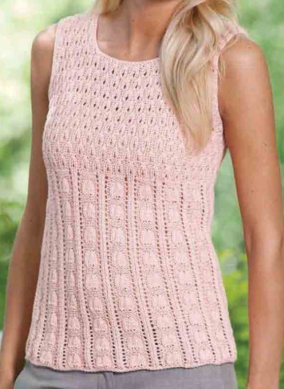 Sleeveless Tops Knitting Patterns In the Loop Knitting