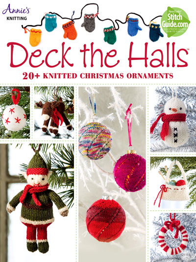 Deck the Halls 20 knitting patterns for Christmas ornaments