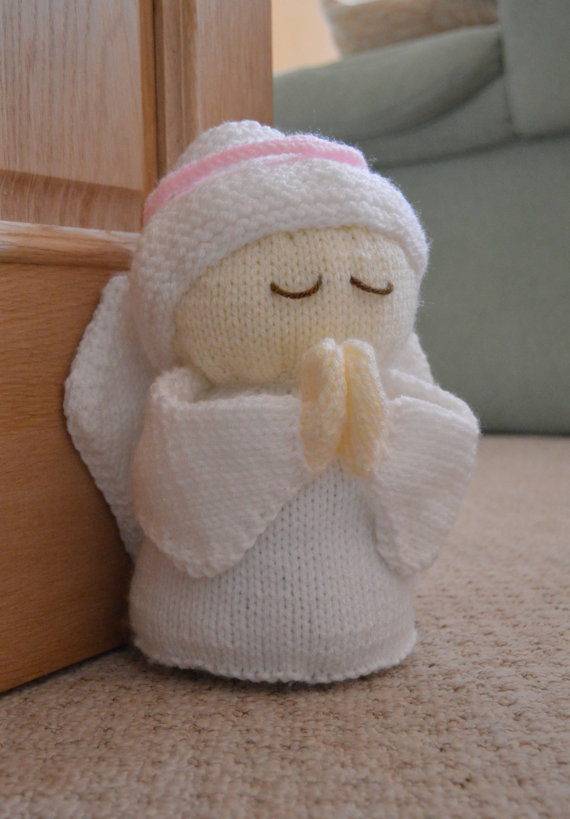 Angel Door Stop knitting pattern